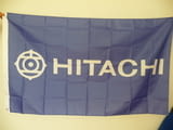 Hitachi знаме флаг Хитачи касетофони касетки видео ретро синьо музика касета