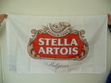 Stella Artois знаме флаг Стела Артоа бира реклама бяло белгийска