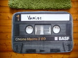 15. Килимче аудиокасета audio tape касетофон касетка стерео BASF рок музика