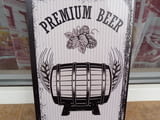 Метална табела бира рекламна бъчва бирария бар Premium beer Best Quality буре