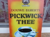 Метална табела кафе Douwe Egberts Pickwick Thee чай кафе реклама