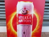 Метална табела бира Stella Artois Belgium белгийска бира кен