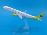 Бойнг 737 самолет модел макет Jin Air метален нискотавифна авиокомпания полетите летище