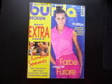 Burda 6/95 списание кройки модели мода дрехи рокли дамски розова блуза