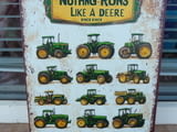 Метална табела Трактори John Deere най-добрите от 1837 нивата оран реколта субсидия