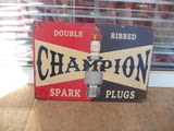 Метална табела Champion запалителна свещ стартер искра старт реклама ретро гараж сервиз ремонт коли